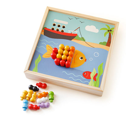 Seaside Peg Art Board - Toby Tiger