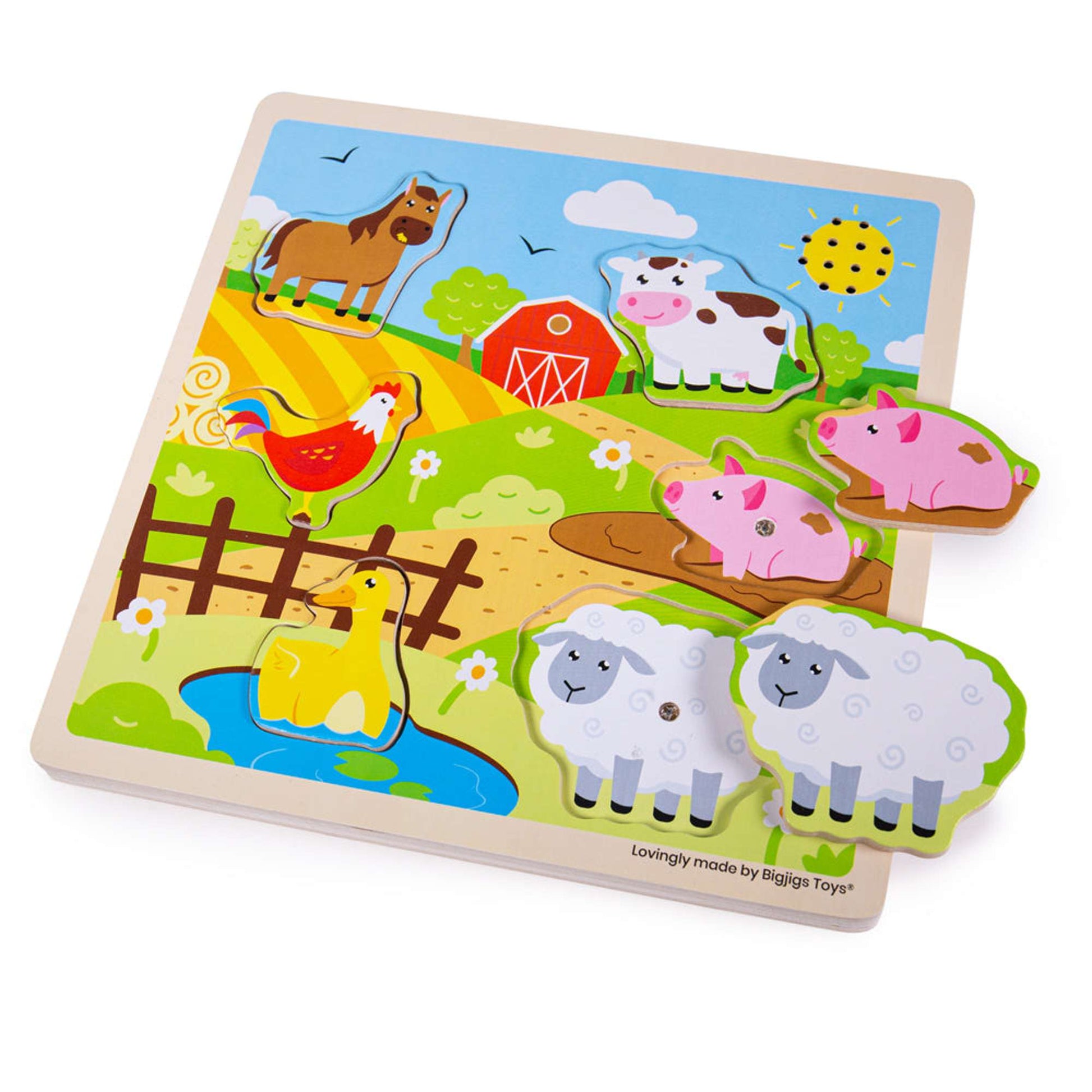 Farm Sounds Puzzle - Toby Tiger
