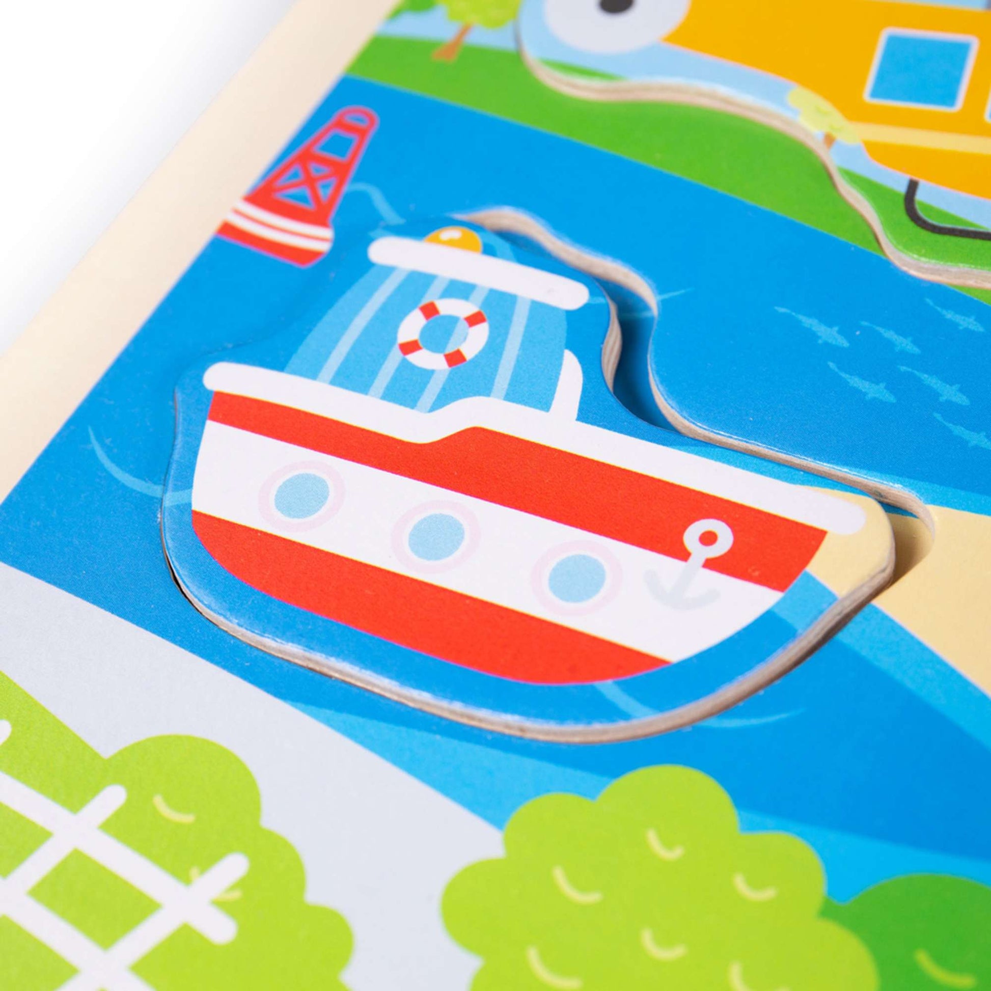 Transport Sound Puzzle - Toby Tiger UK