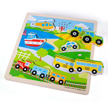 Transport Sound Puzzle - Toby Tiger UK