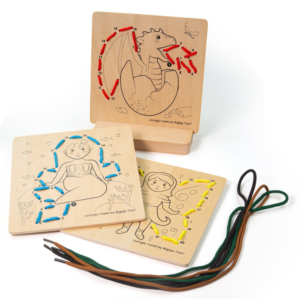 Lacing by Numbers - Mythical - Toby Tiger