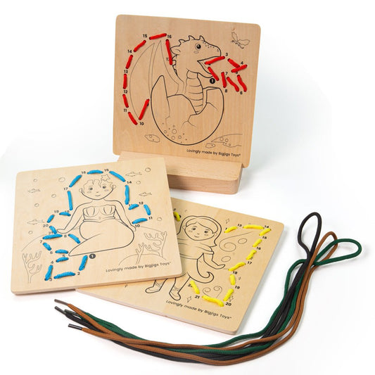 Lacing by Numbers - Mythical - Toby Tiger