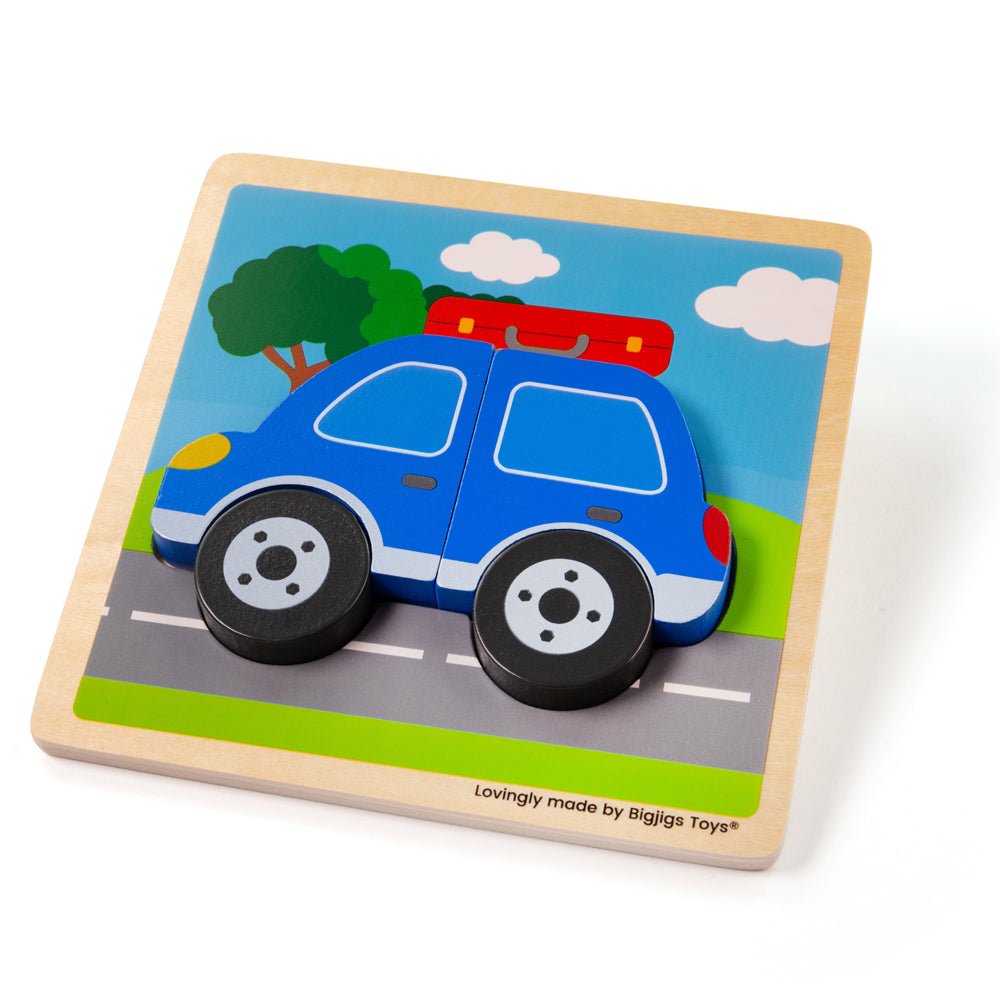 Chunky Lift - Out Puzzle - Car - Toby Tiger