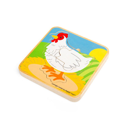 Lifecycle Puzzle - Chicken - Toby Tiger