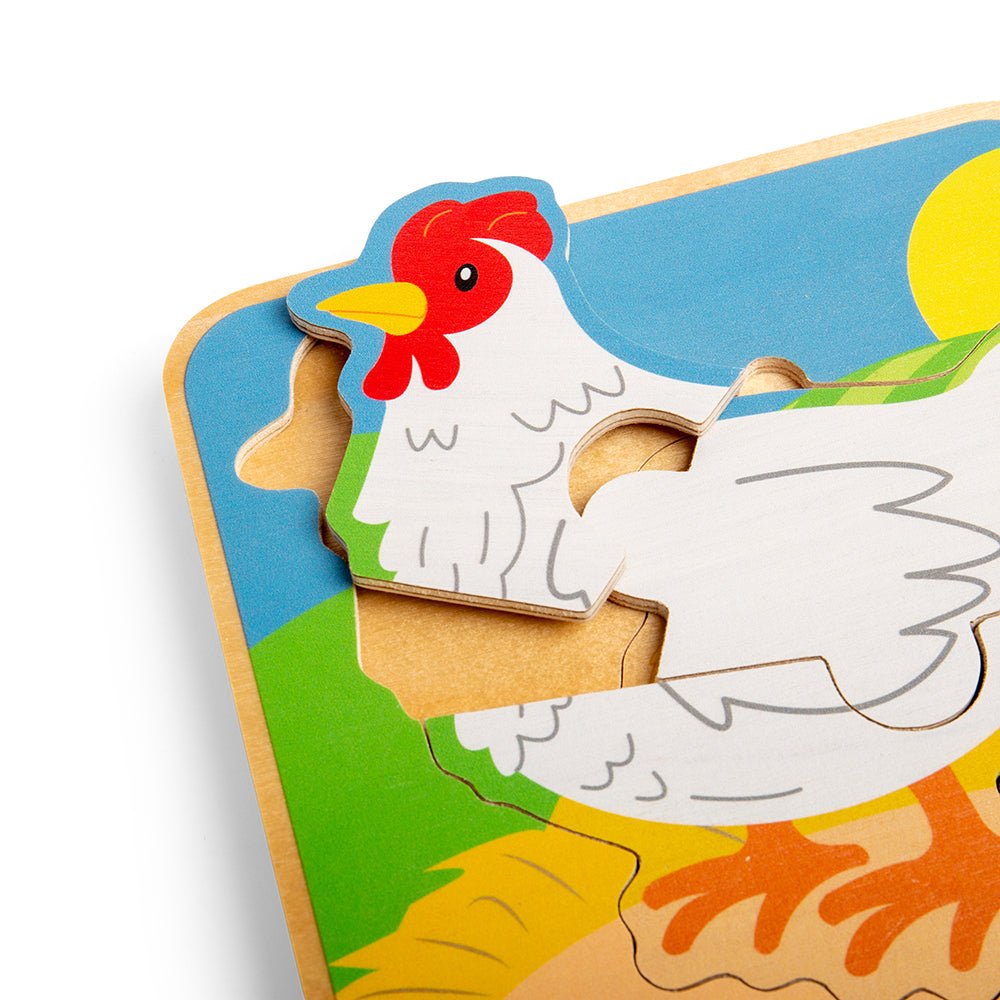 Lifecycle Puzzle - Chicken - Toby Tiger