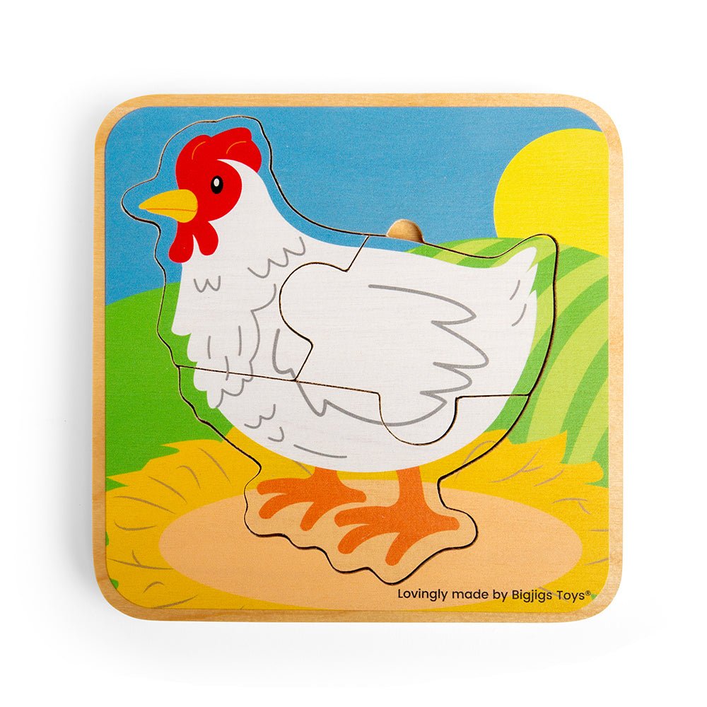 Lifecycle Puzzle - Chicken - Toby Tiger
