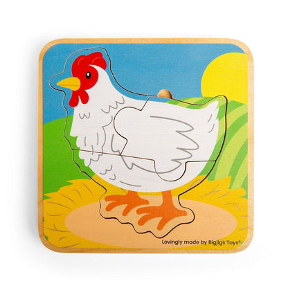 Lifecycle Puzzle - Chicken - Toby Tiger