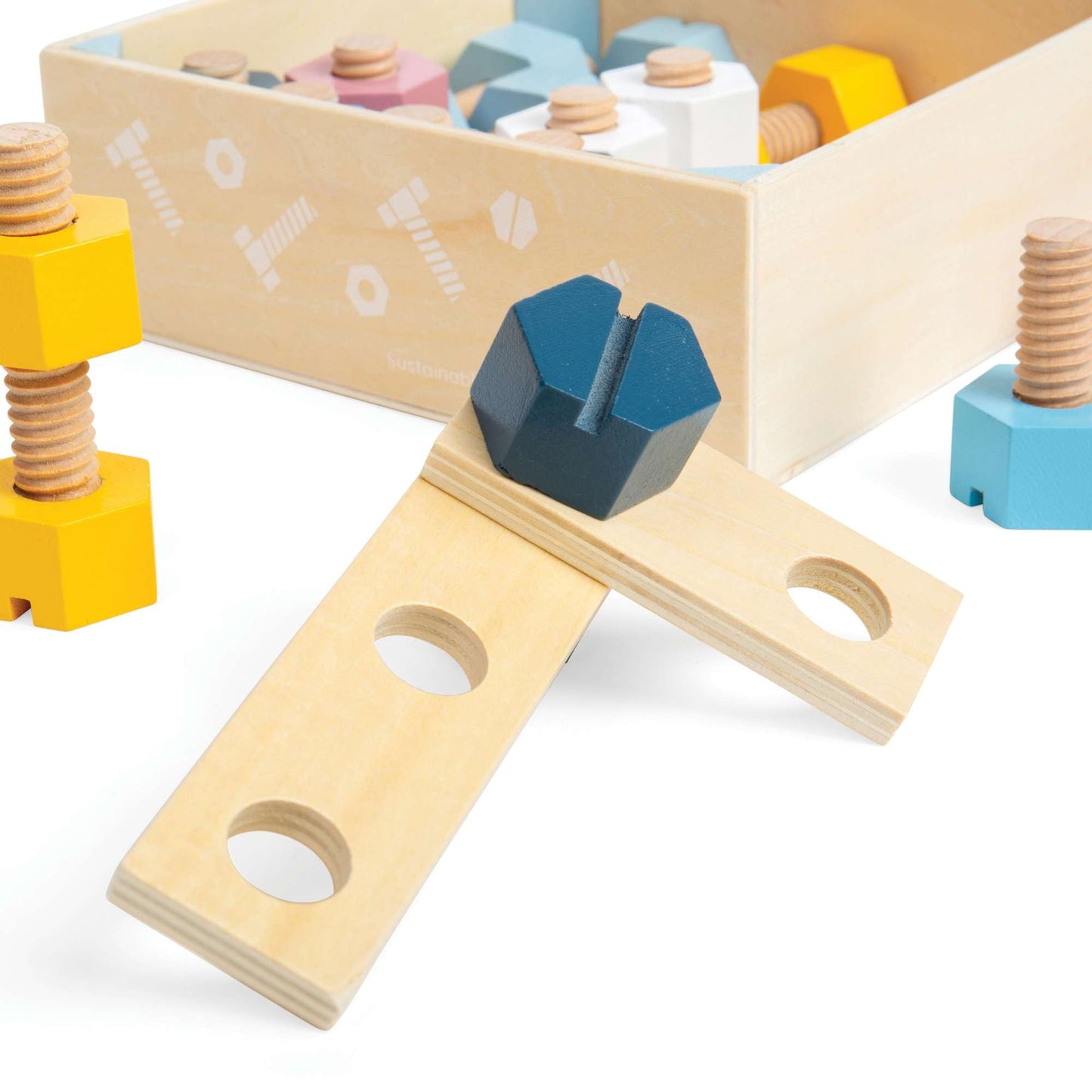 Crate of Nuts & Bolts - FSC® Certified - Toby Tiger UK