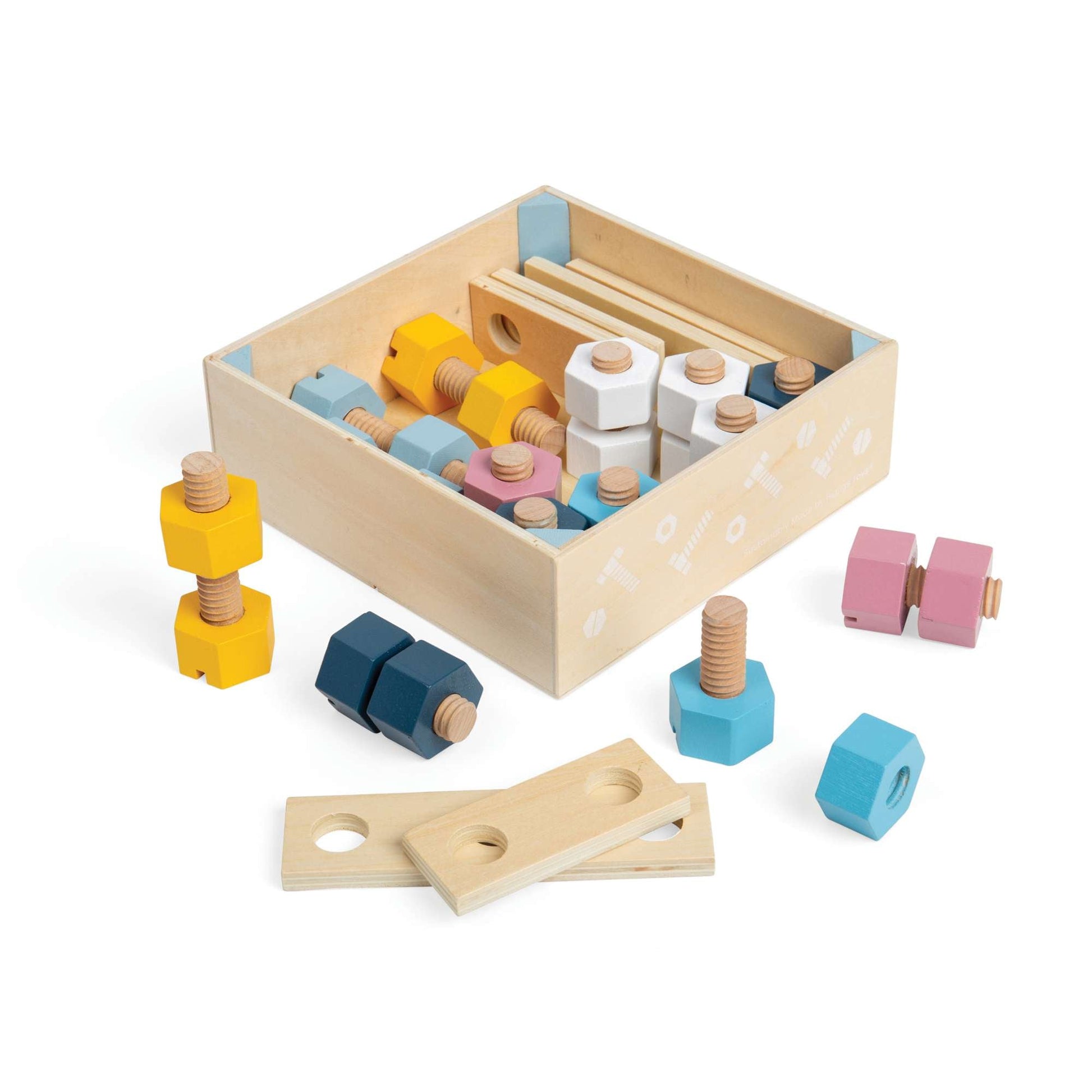 Crate of Nuts & Bolts - FSC® Certified - Toby Tiger UK