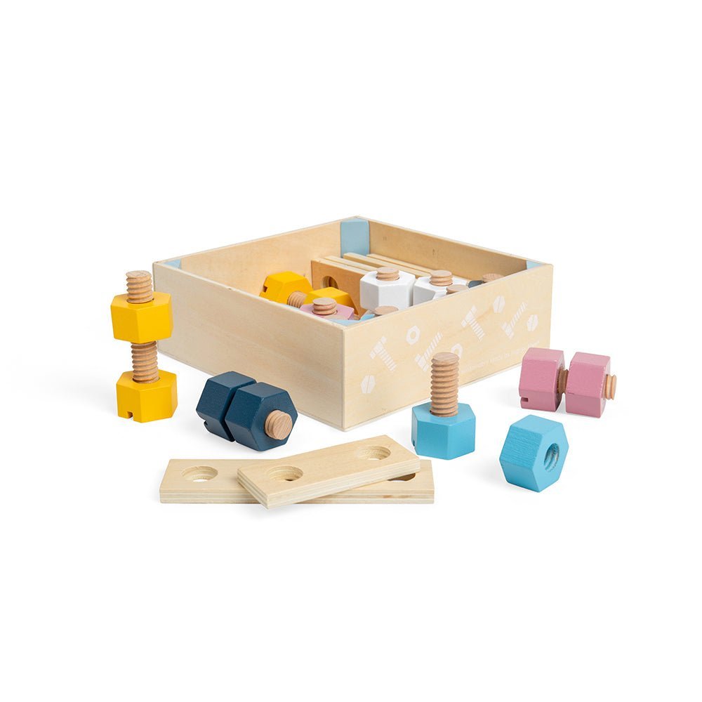 Fsc Crate Of Nuts & Bolts - Toby Tiger UK Retail