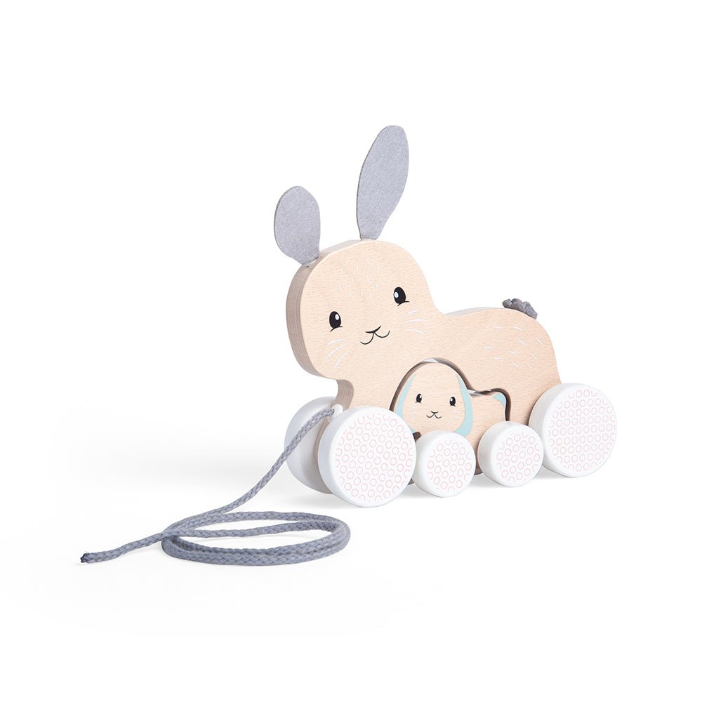 Pull Along Bunny & Baby - FSC® Certified - Toby Tiger