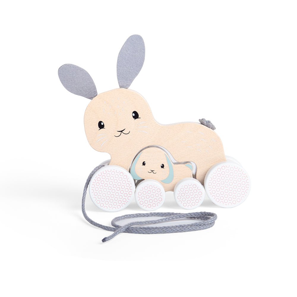 Pull Along Bunny & Baby - FSC® Certified - Toby Tiger