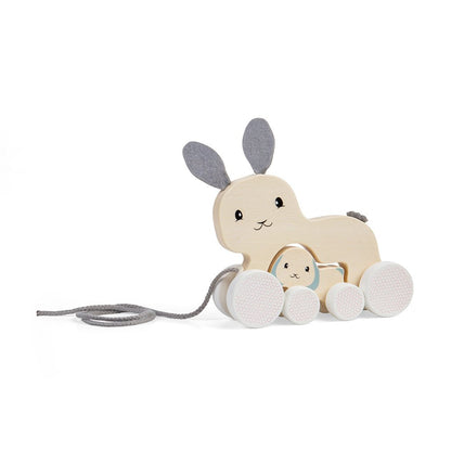 Pull Along Bunny & Baby - FSC® Certified - Toby Tiger