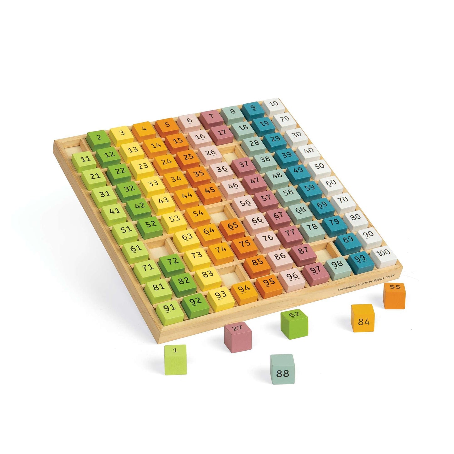 Number Tray - FSC® Certified - Toby Tiger UK