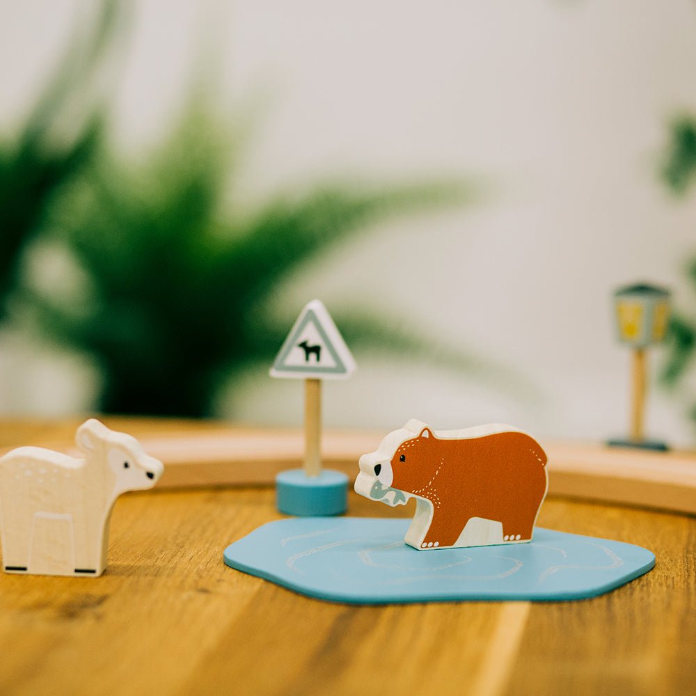 Fsc Train Set (Woodland Animal) - Toby Tiger UK Retail