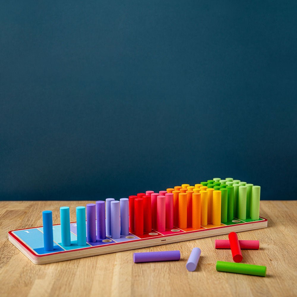 Rainbow Counting Sticks - Toby Tiger UK Retail