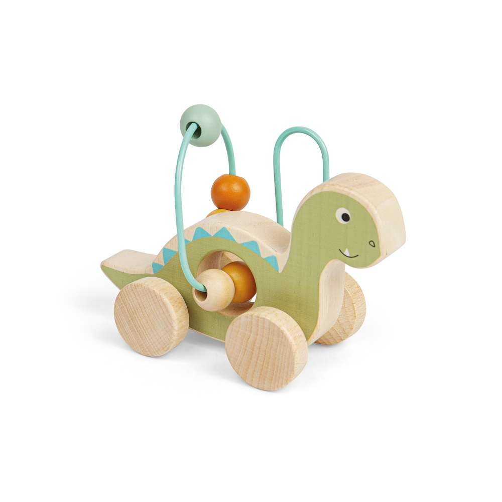 Push Along Diplodocus Bead Frame - Toby Tiger