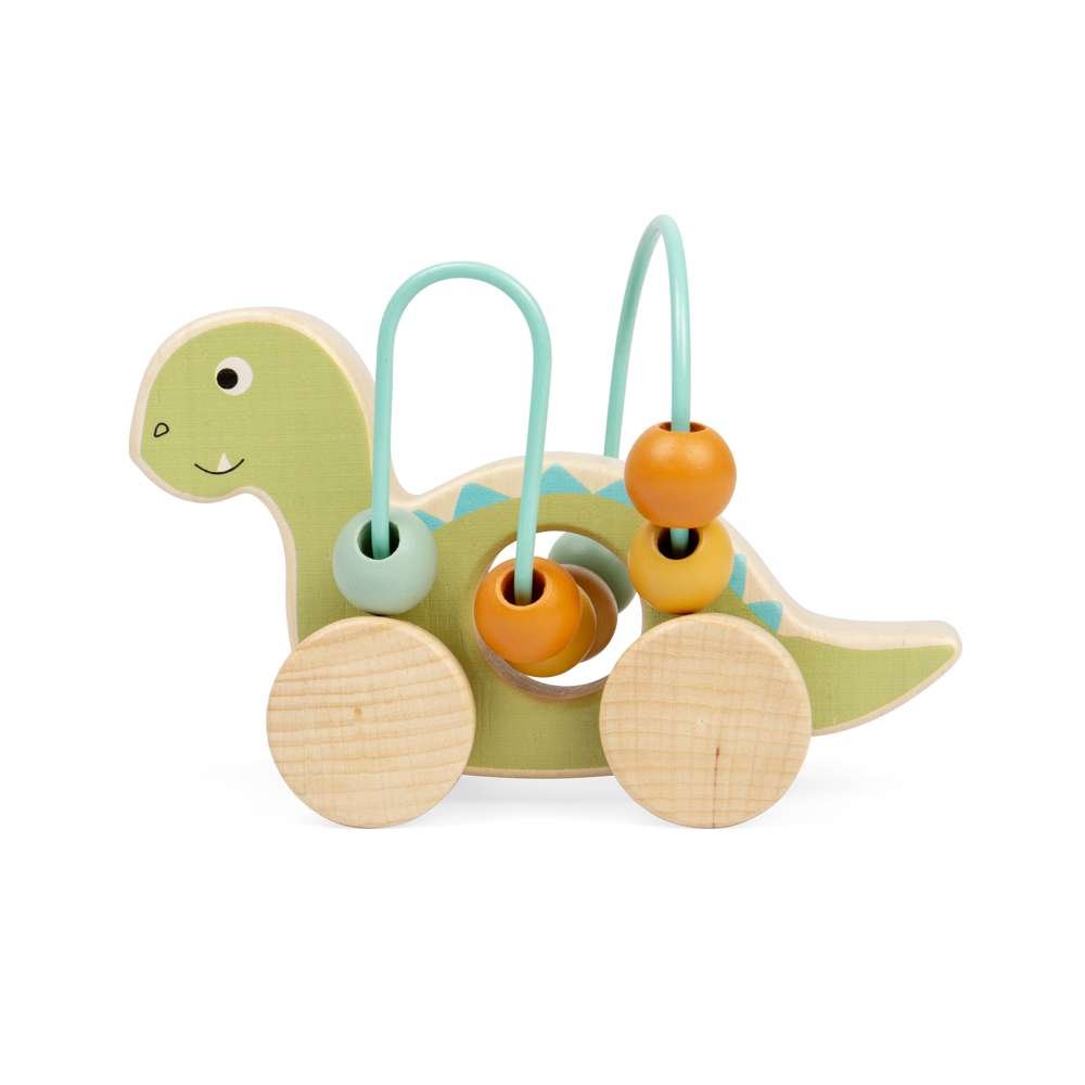 Push Along Diplodocus Bead Frame - Toby Tiger