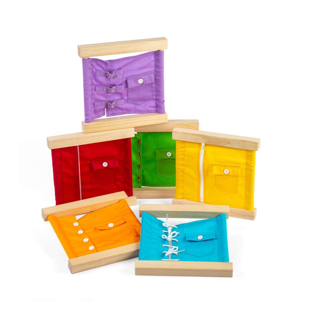Fastening Frames - Montessori Toy - Toby Tiger