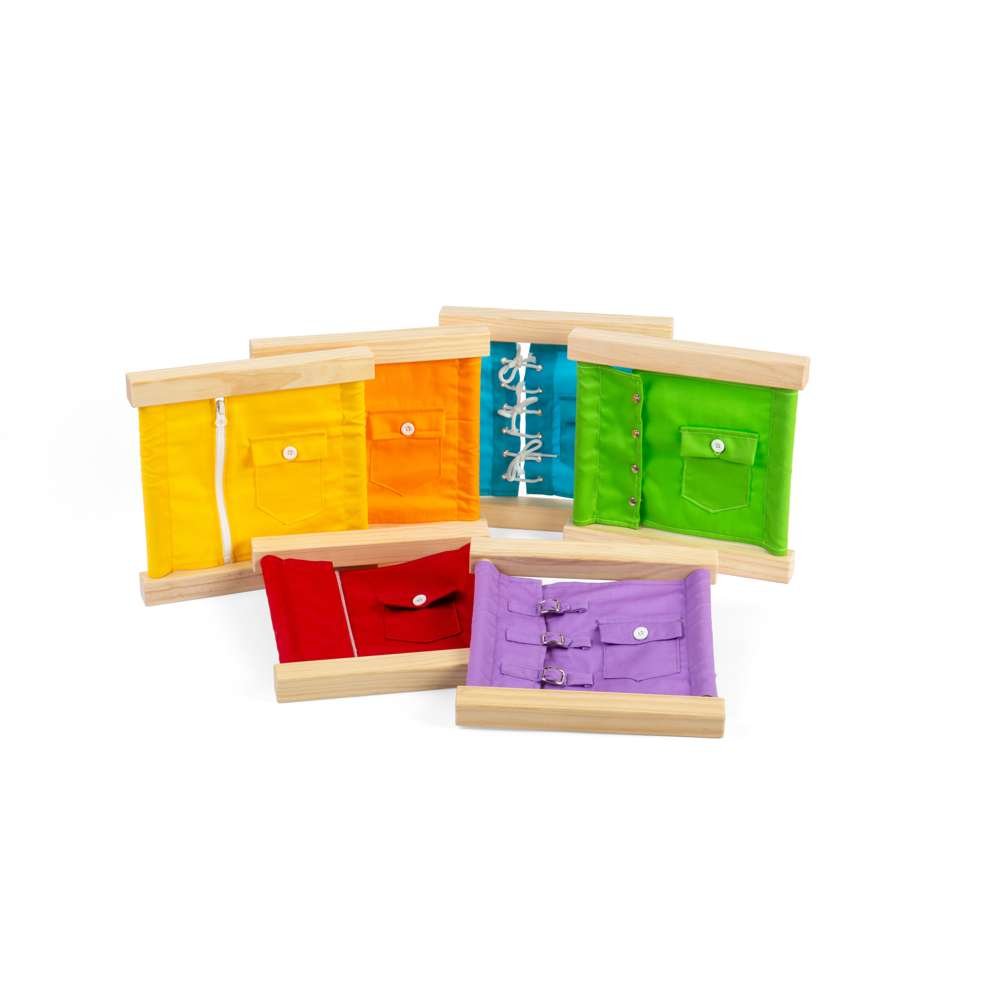Fastening Frames - Montessori Toy - Toby Tiger