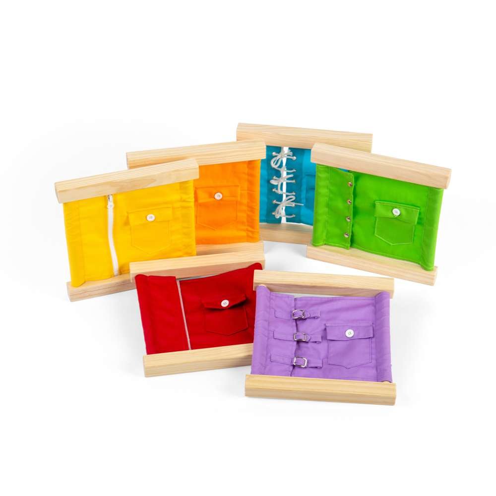 Fastening Frames - Montessori Toy - Toby Tiger