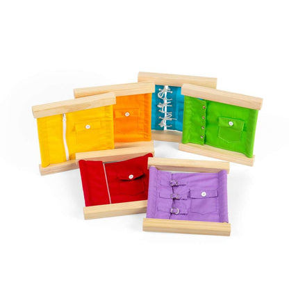 Fastening Frames - Montessori Toy - Toby Tiger