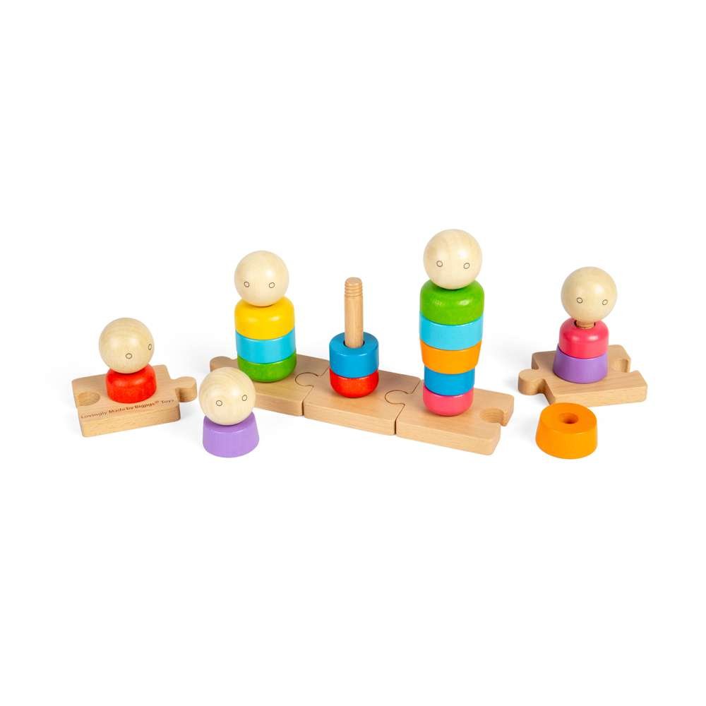 Rainbow Family - Wooden Toy - Toby Tiger