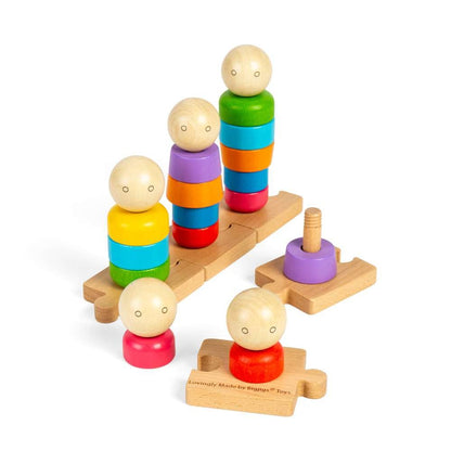Rainbow Family - Wooden Toy - Toby Tiger