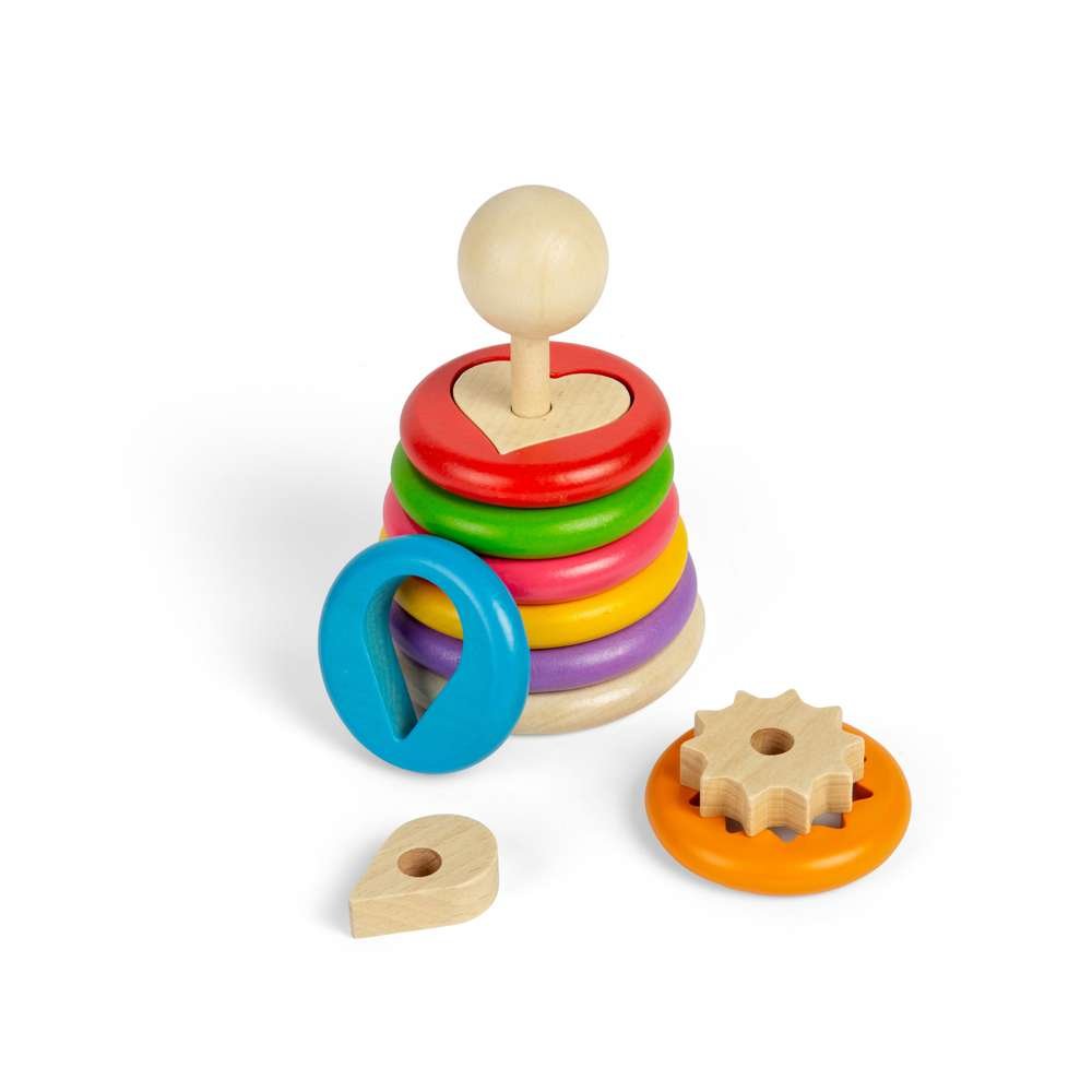 Secret Shape Stacker - Montessori Toy - Toby Tiger