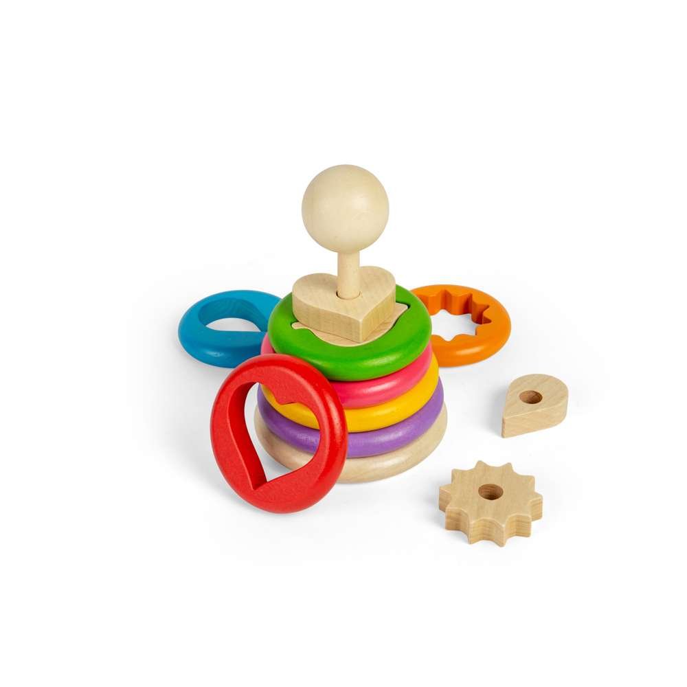 Secret Shape Stacker - Montessori Toy - Toby Tiger