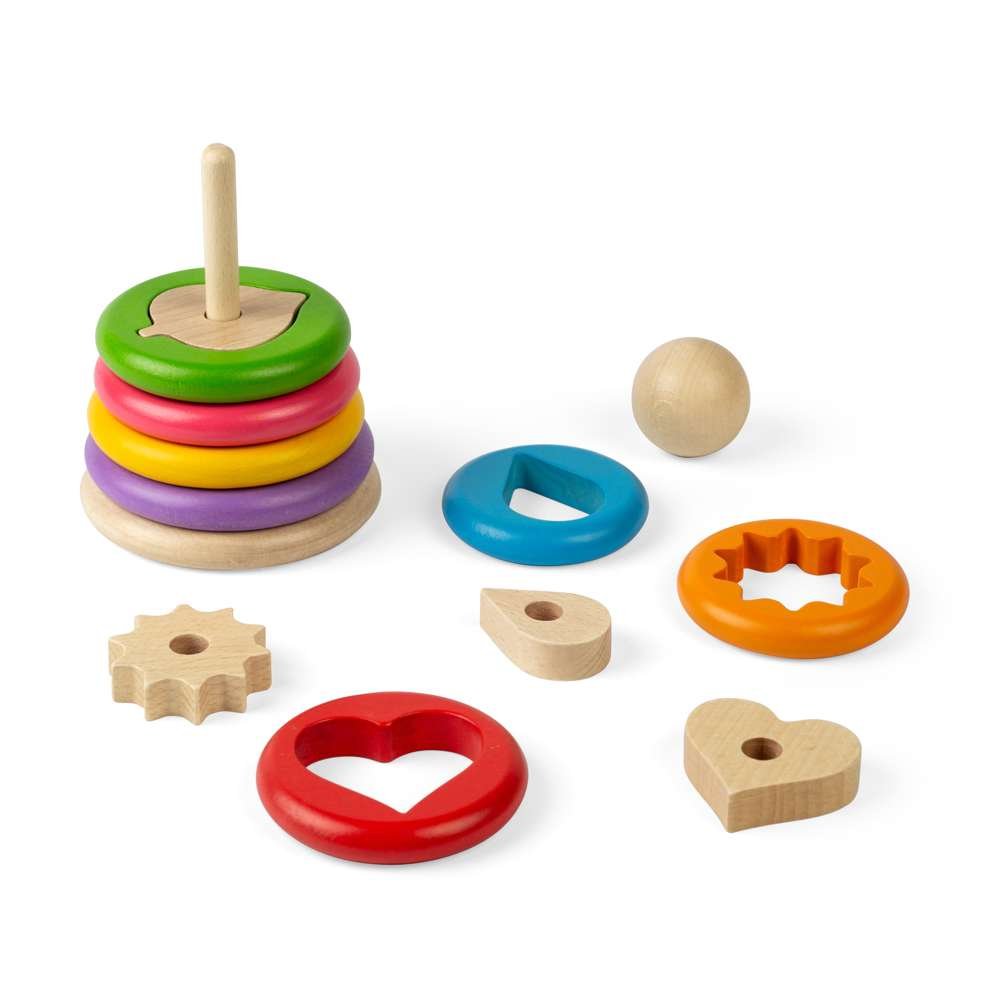 Secret Shape Stacker - Montessori Toy - Toby Tiger