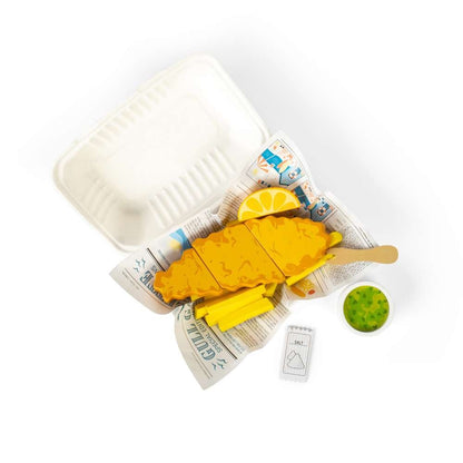 Fish and Chips - Wooden Toy - Toby Tiger