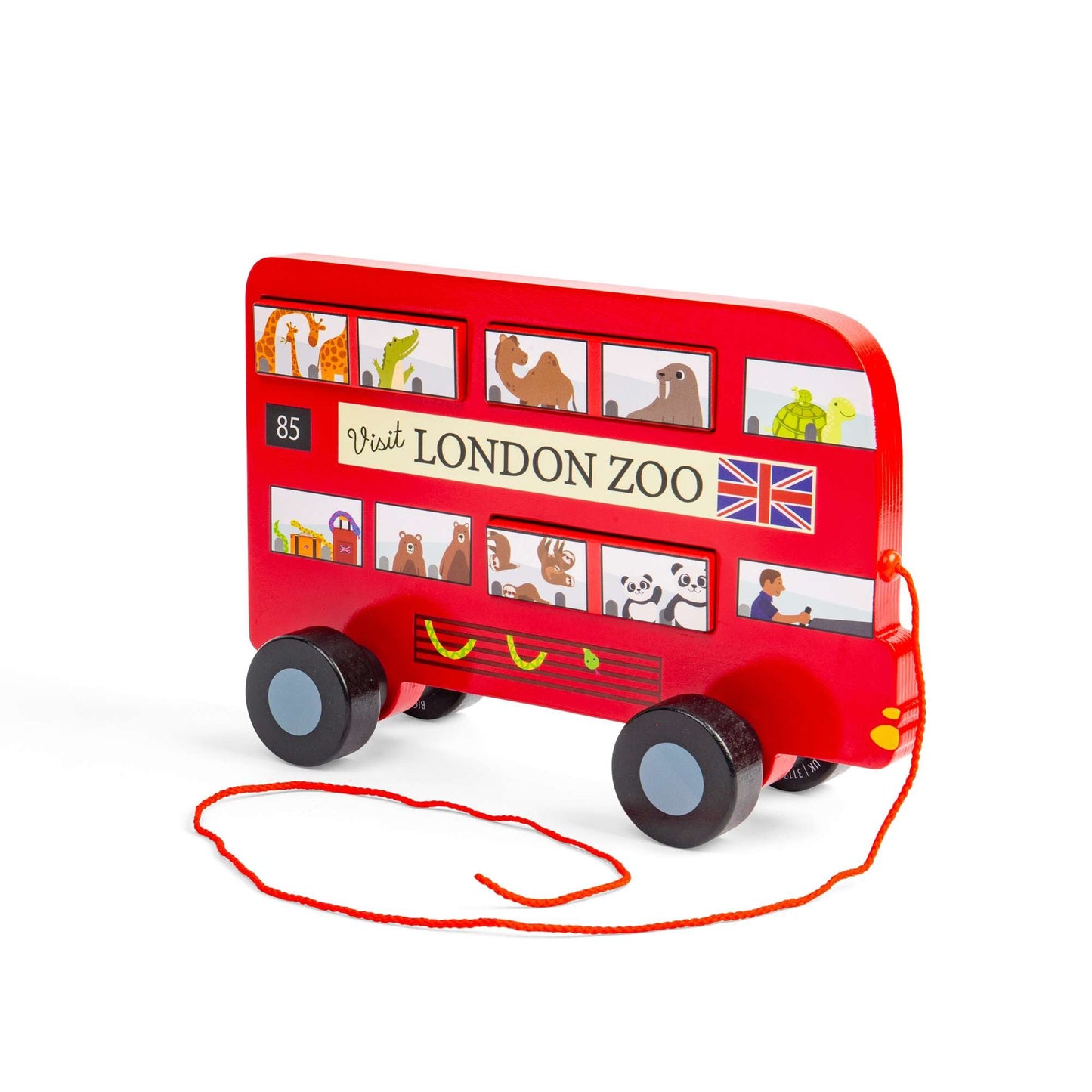 London Bus Pull Along