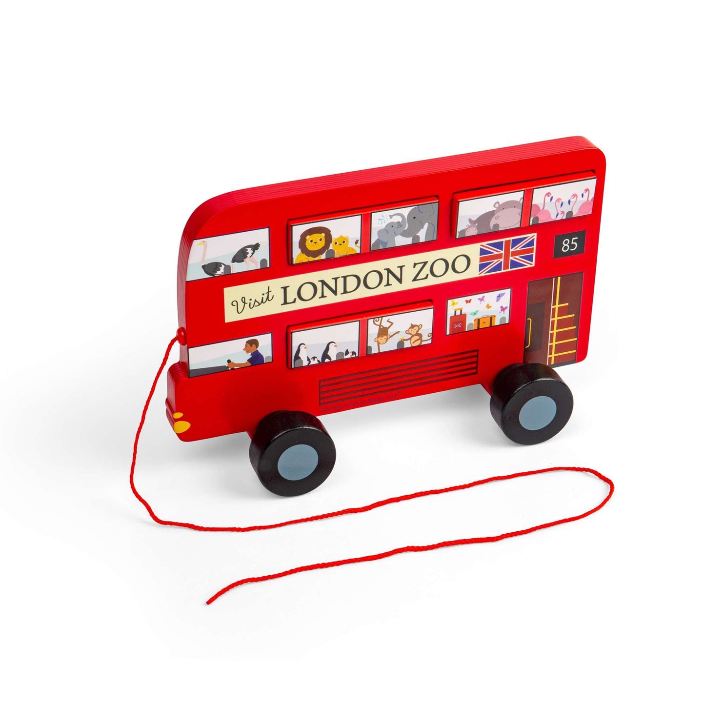 London Bus Pull Along