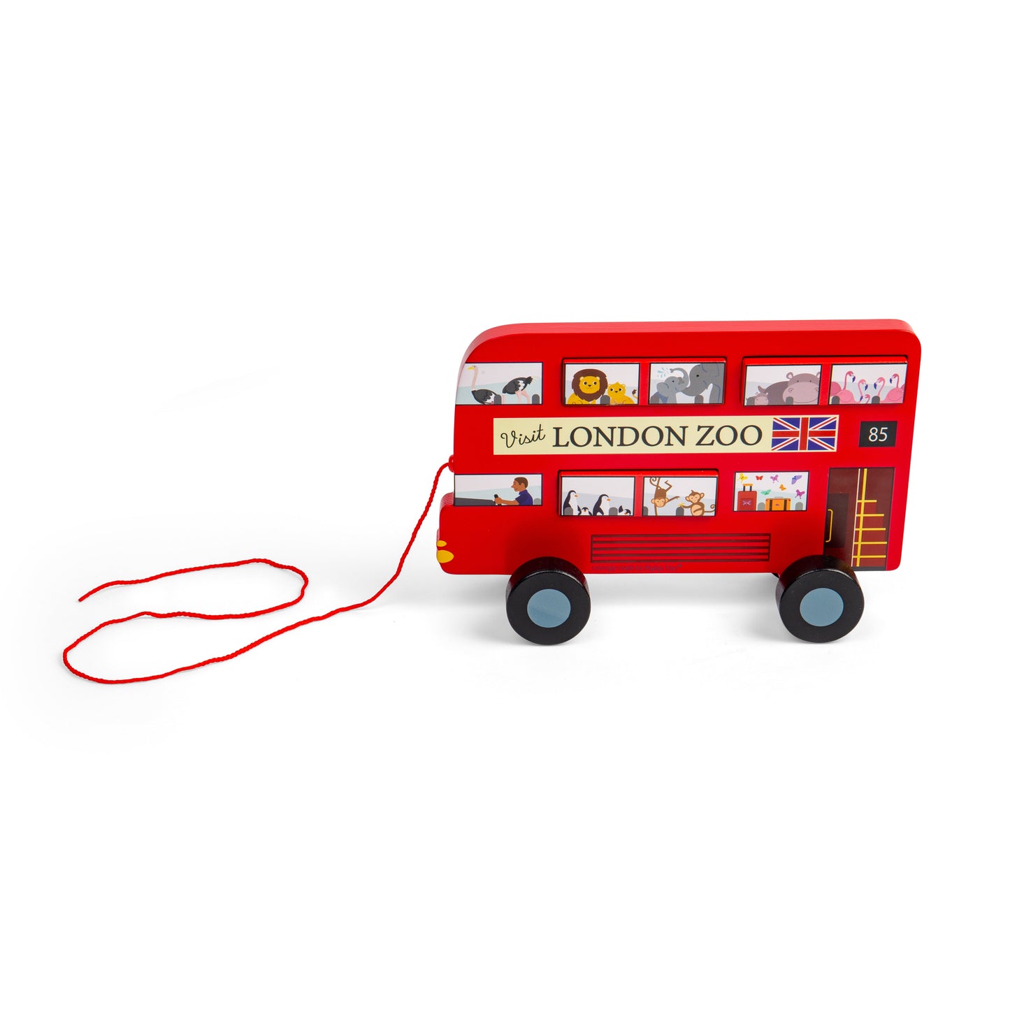 London Bus Pull Along