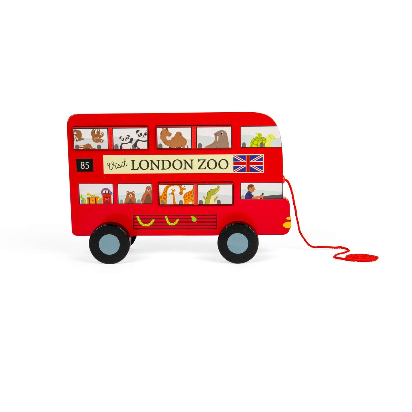 London Bus Pull Along