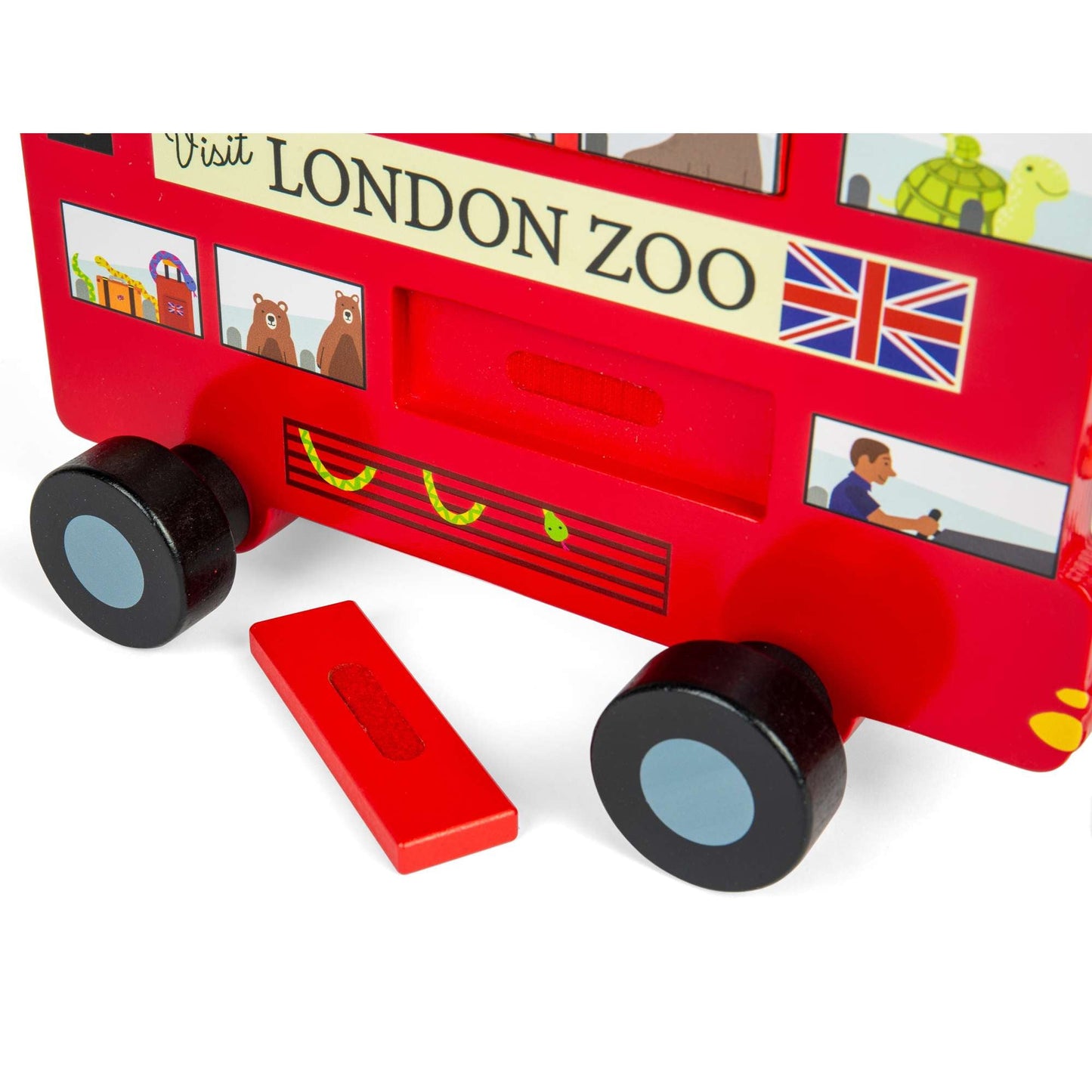 London Bus Pull Along - Toby Tiger