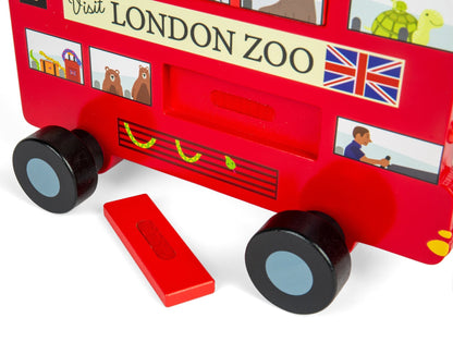 London Bus Pull Along - Toby Tiger