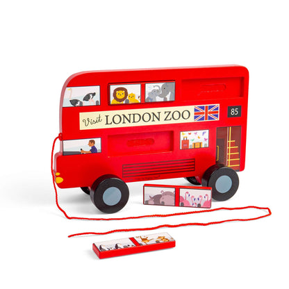 London Bus Pull Along - Toby Tiger