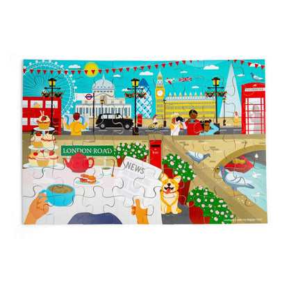 London City Floor Puzzle - Toby Tiger
