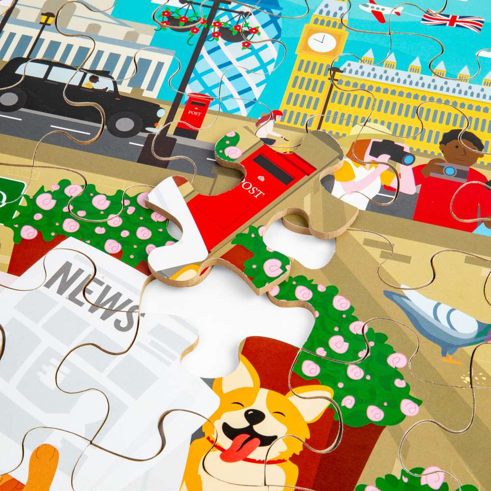 London City Floor Puzzle - Toby Tiger