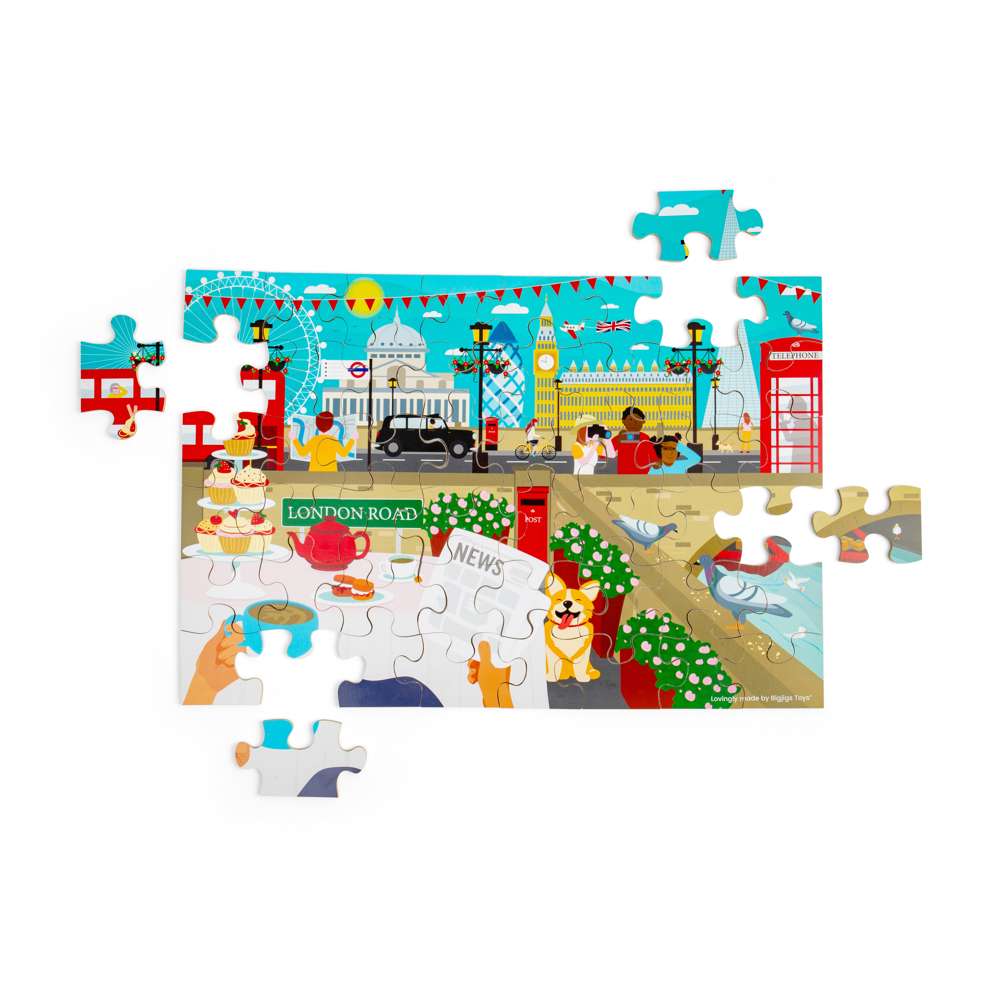 London City Floor Puzzle - Toby Tiger