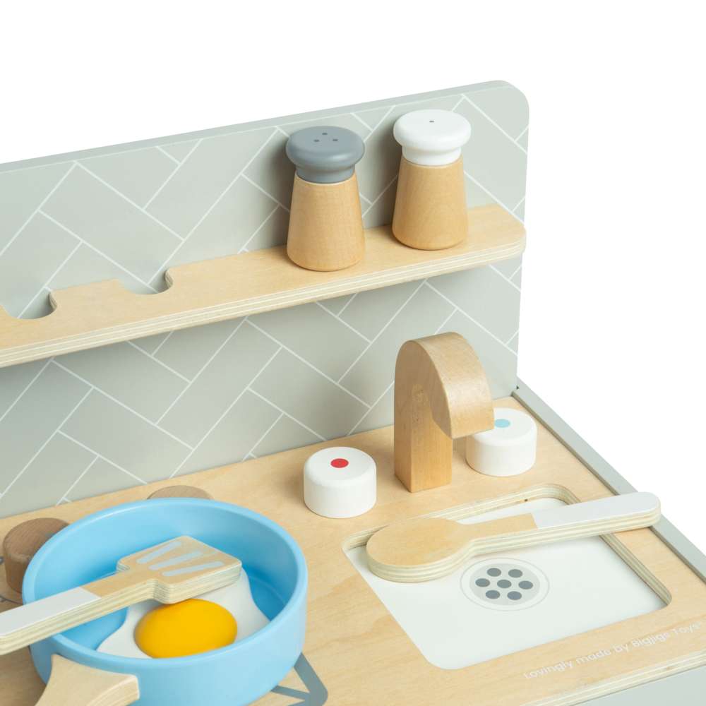 Tabletop Kitchen - Wooden Toy - Toby Tiger