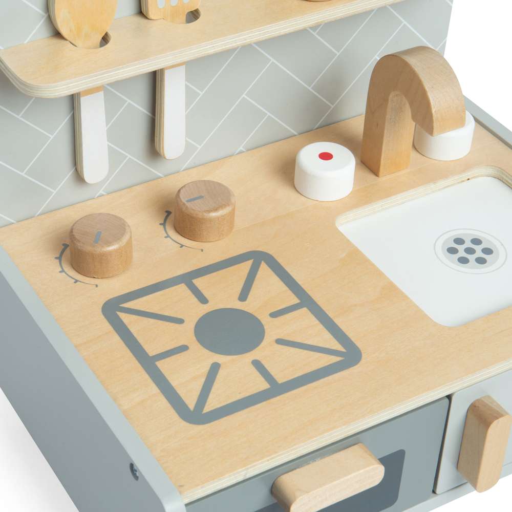 Tabletop Kitchen - Wooden Toy - Toby Tiger