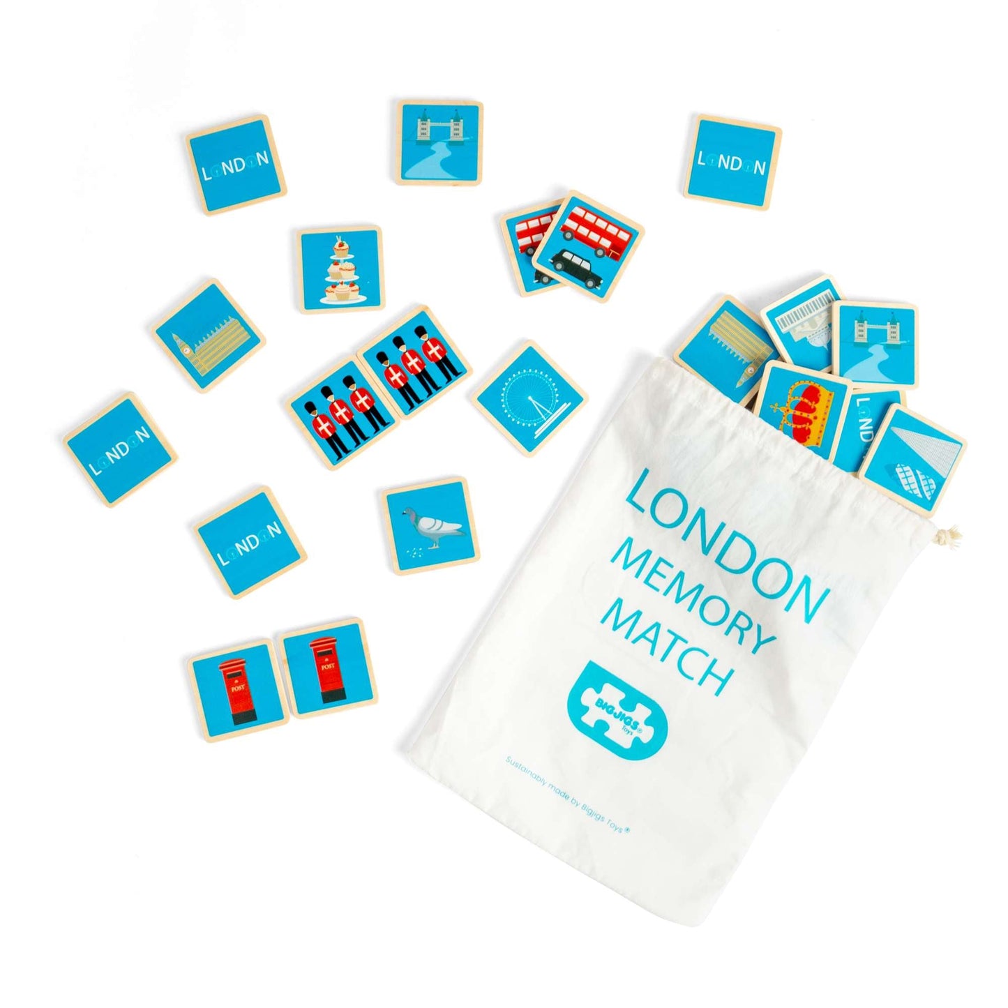 London Memory Game - Toby Tiger