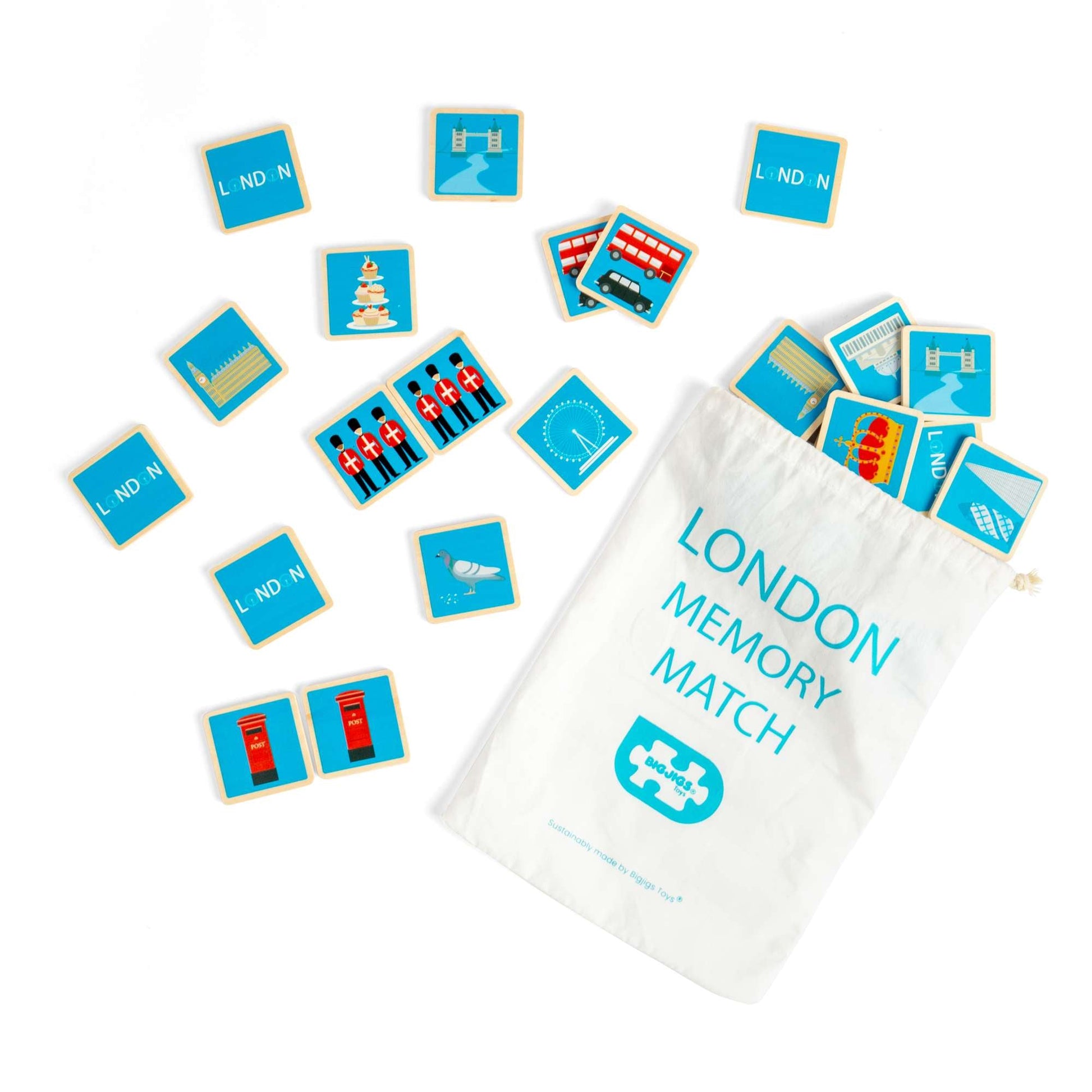 London Memory Game - Toby Tiger