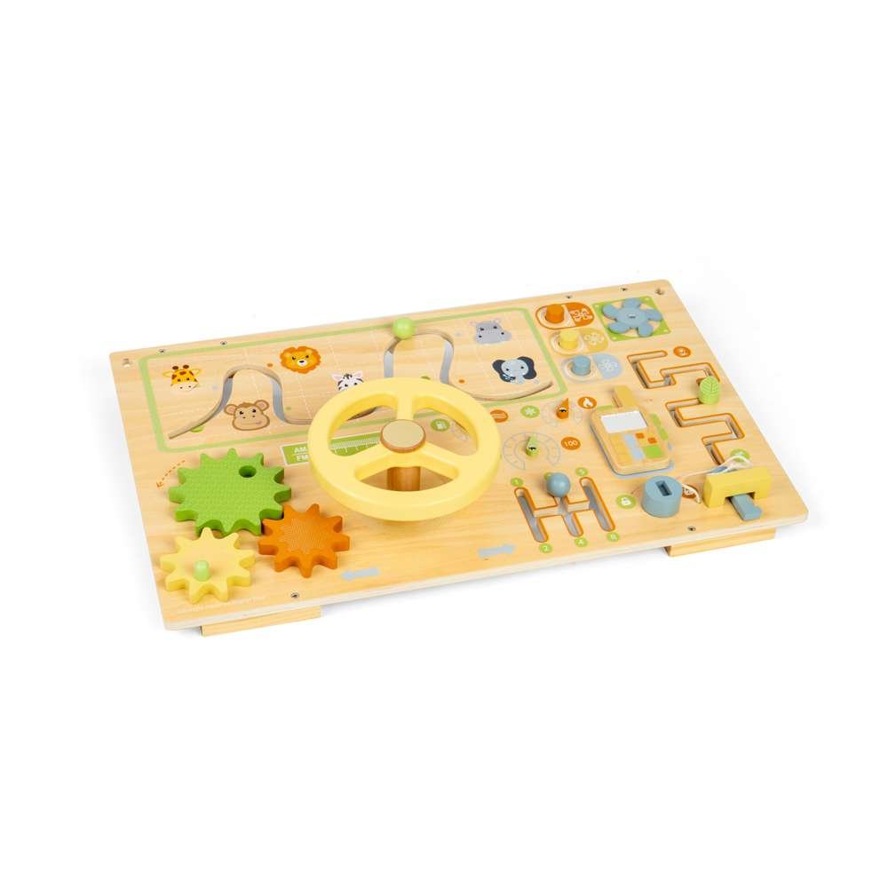 Jungle Busy Board - Wooden Toy - Toby Tiger