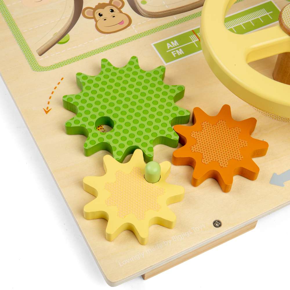 Jungle Busy Board - Wooden Toy - Toby Tiger