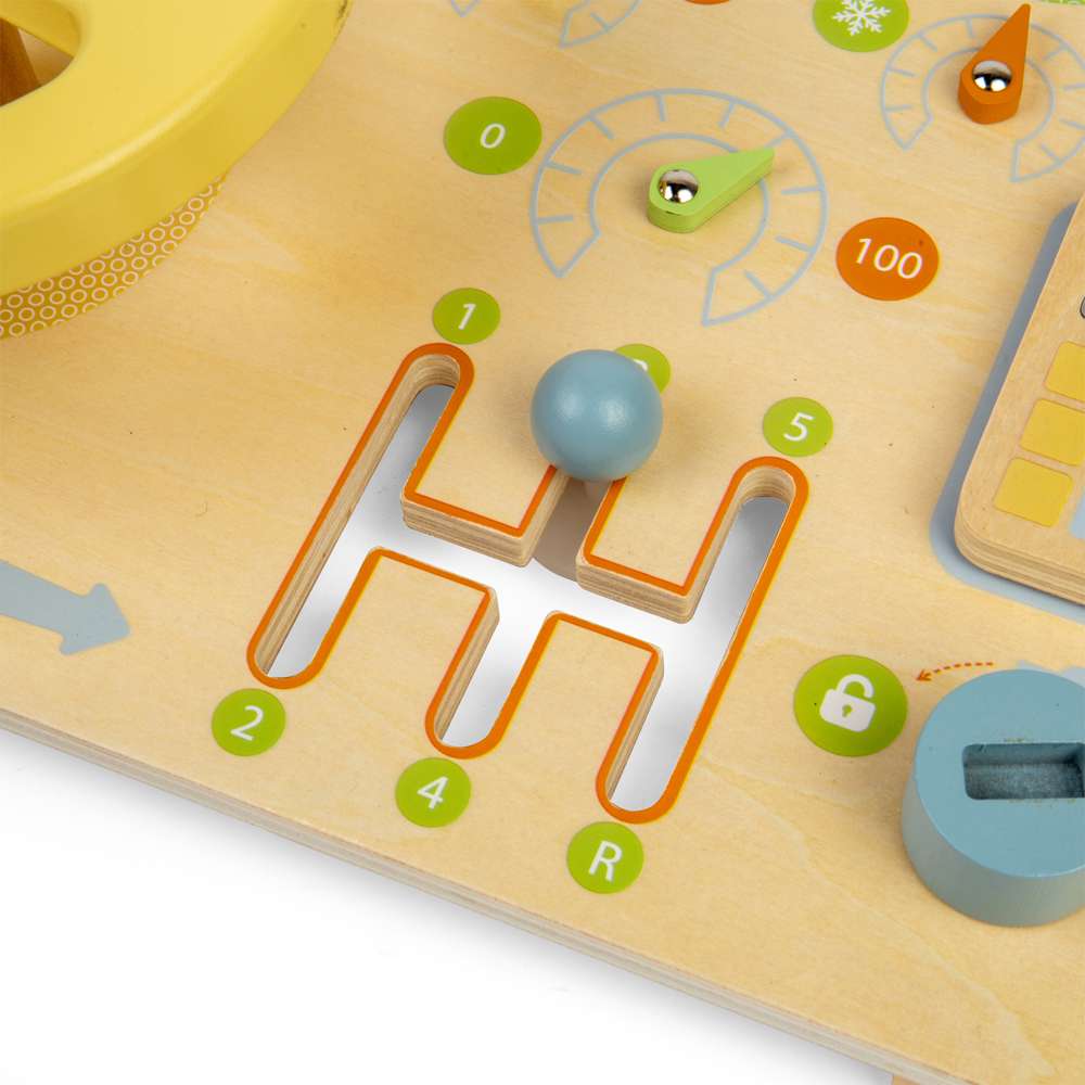Jungle Busy Board - Wooden Toy - Toby Tiger