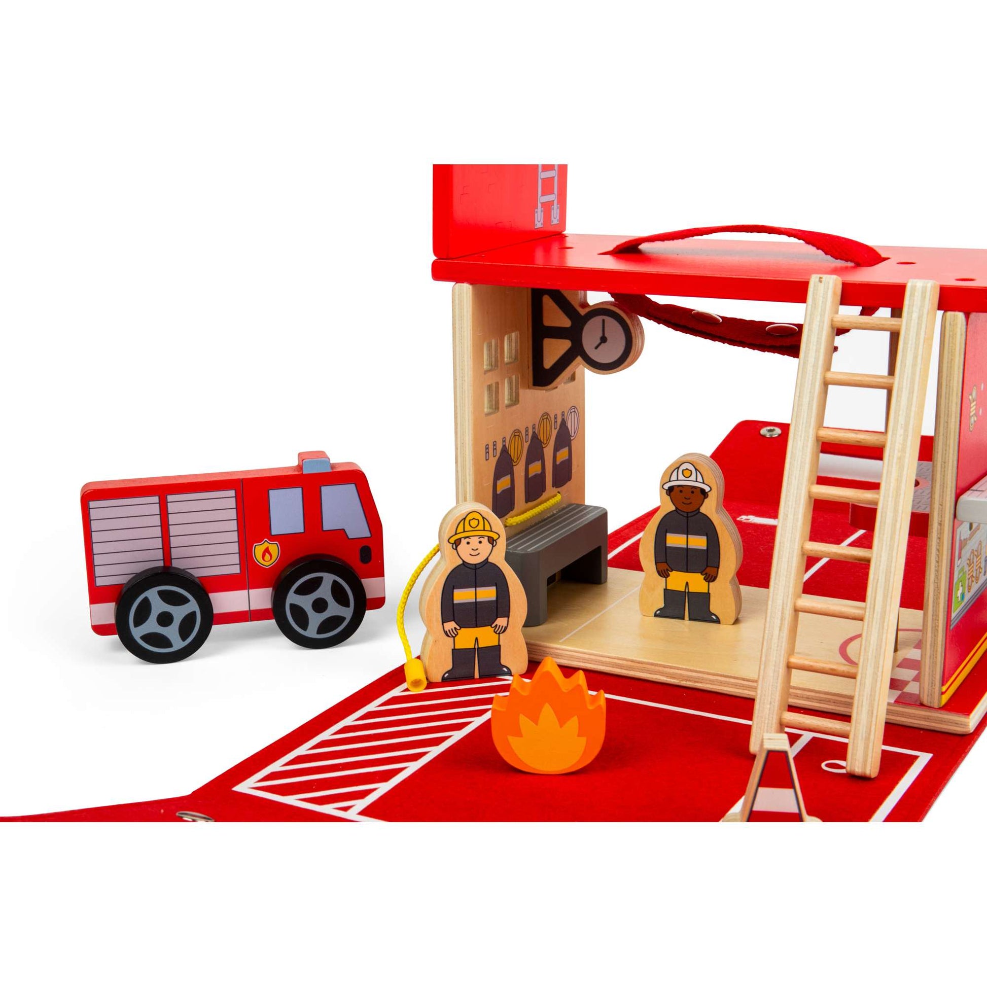 Fire Station On The Go - Toby Tiger